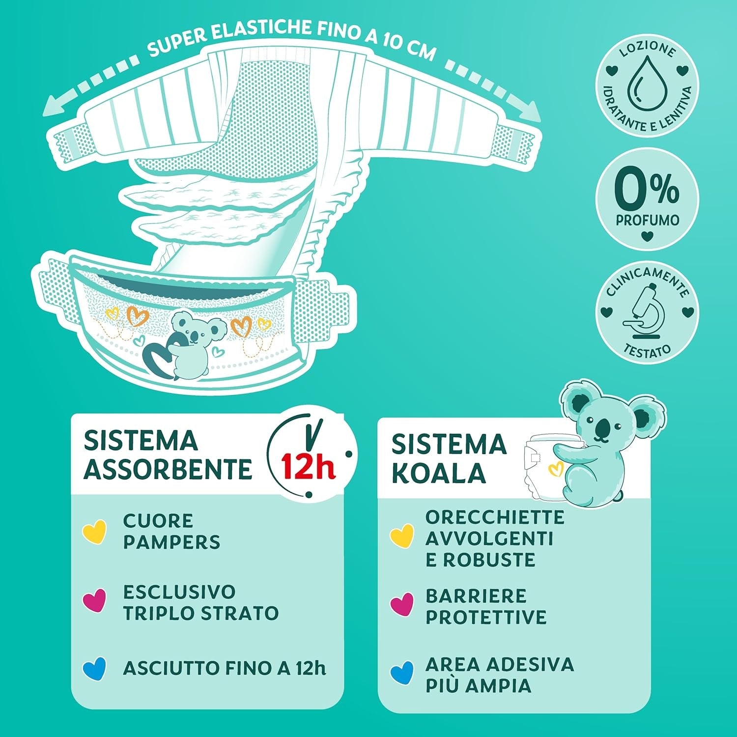Pampers Baby Dry Maxi Taglia 4 (7-18kg), 200 Pannolini + 500 Punti Coccola Extra Gratis
