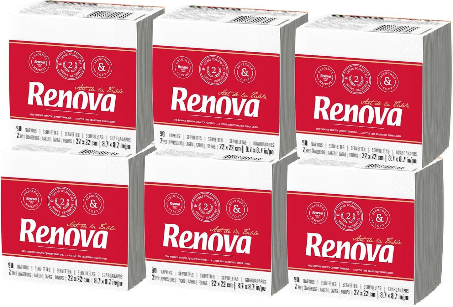 Salviette Renova - 3 confezioni da 540 pezzi