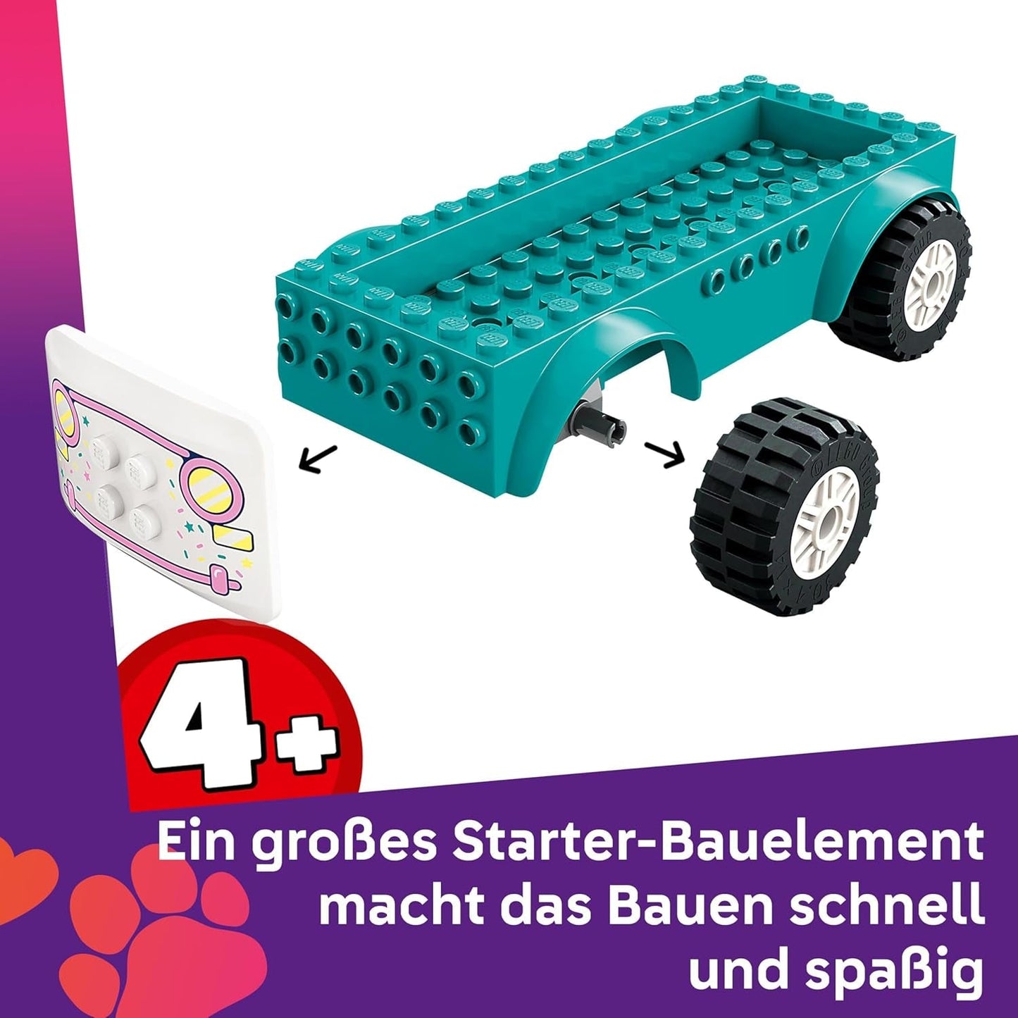 LEGO Friends Heartlake City Furgone dei gelati Set da gioco con 2 personaggi e un coniglietto Set da costruzione per bambine di 4 anni Personaggio giocattolo Minifigure Giocattolo da costruzione 42644 Set da costruzione Acquista il negozio LEGO