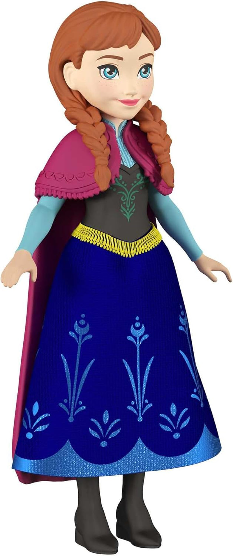 Mattel DISNEY La Regina dei Ghiacci Anna e Sven, bambola e animaletto, ispirata ai personaggi animati, arti mobili, gonna e mantello staccabili, per bambini dai 3 anni in su, HLX03 Naty Shop Dolls
