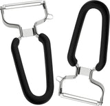 Lurch Economy Pelapatate in acciaio inox Pelapatate con testa a lama Pelapatate mobile Naty Shop 2Er Set