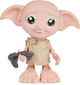 Spin Master 6067280 Wizarding World Harry Potter Magica bambola interattiva Dobby Elfo calzino, oltre 30 suoni e frasi, 21,6 cm, giocattolo per bambini, nero