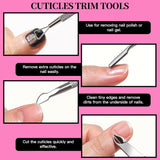 FANDAMEI Set manicure, Buffer Für Nägel, Nagelfeile 100/180, Nagelfeilen Für Gelnägel, Nagelhautschieber, Buffer Für Gelnägel, Feilen Für Gelnägel, Nagelzange, Nagelfeilen Set, Maniküre & Pedicure Set