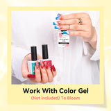 Makartt Blooming Gel Nail Polish - Estensore per smalto gel Blooming da 15 ml con colore marmorizzato, vernice gel, disegni per unghie manicure fai da te, fiori, animali, acquerello, kit manicure magico