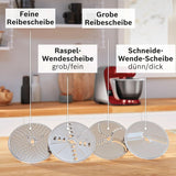 Robot da cucina Bosch Serie 4 MUM5X720, bilancia integrata, ciotola in acciaio inox 3,9 L, mixer 1,25 L, 1000 W Accessori Alimentazione e Allattamento Bebe Naty Shop