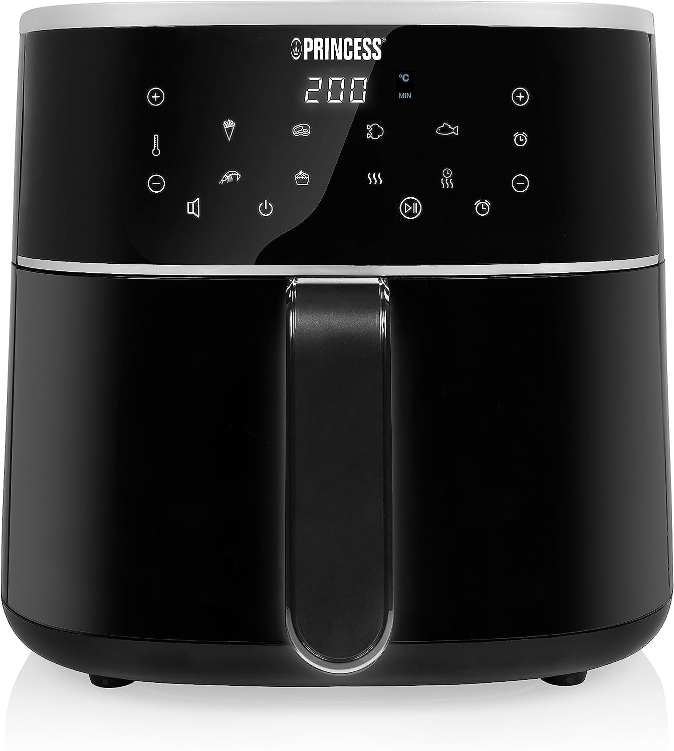 Friggitrice ad Aria Calda Princess Digital - Capacità vasca variabile - Massimo 8 litri - 6 programmi preimpostati Elettrodomestici Naty Shop 6 litri