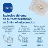 MAM Newborn Set, set regalo, composto da: 2 biberon anticoliche da 160 ml, 1 biberon anticoliche da 260 ml, 1 ciuccio Original Start, 1 spilla per ciuccio, da 0 mesi, Neutro