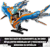 LEGO Marvel Guardiani della Galassia: The Milano Building Modello di astronave con 4 minifigure di supereroi Avengers Volantino per avventure spaziali Regalo per ragazzi e ragazze 76286 Set da costruzione Beuche den LEGO-Store