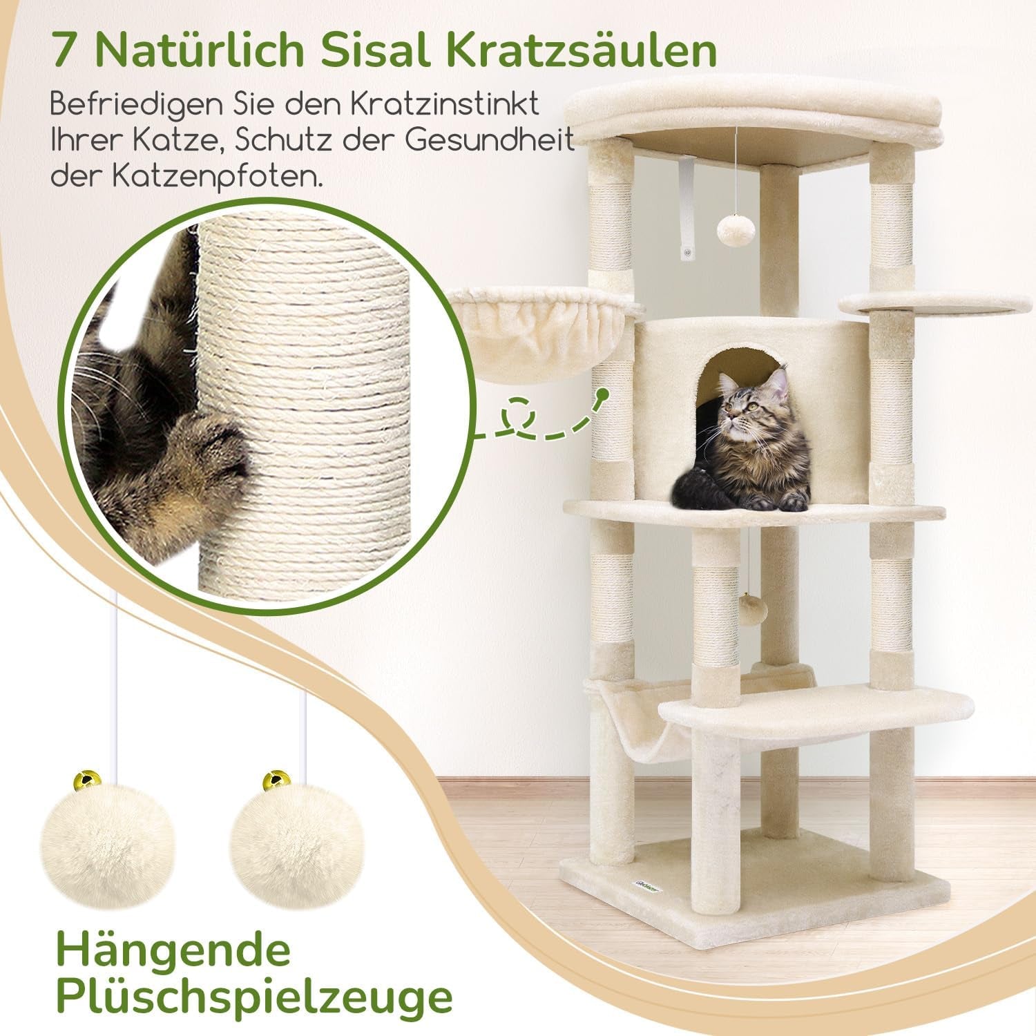 Coperte e Mobili, Animali Domestici, Gatti, Letti per gatti, Tiragraffi, Gatti - Letti, Materassi