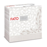 Fato - Tovaglioli carta dry, airlaid, effetto tessuto, confezione da 50 tovaglioli, 40X40 piegati in 4 formati, Decoro Tropicana