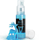 Set spray commestibile con glitter - Polvere glitter iridescente da 20 g per bevande, champagne, torte - Colorante alimentare metallico commestibile per cocktail, vino, liquori, dolci, torte