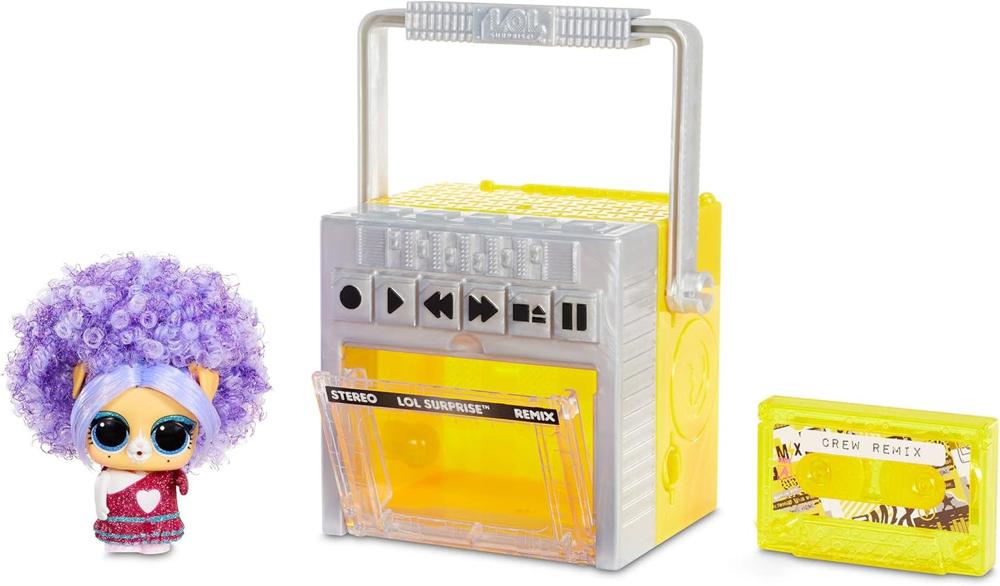 LOL Sorpresa! 567080E7C Remix Pets - Oggetto da collezione - 9 sorprese con peli naturali, accessori e testi a sorpresa