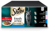 Sheba CATCARE Busta Wet Fresh & FINE (Pesce) Pezzi in salsa Adulto 50g Multipack Standard