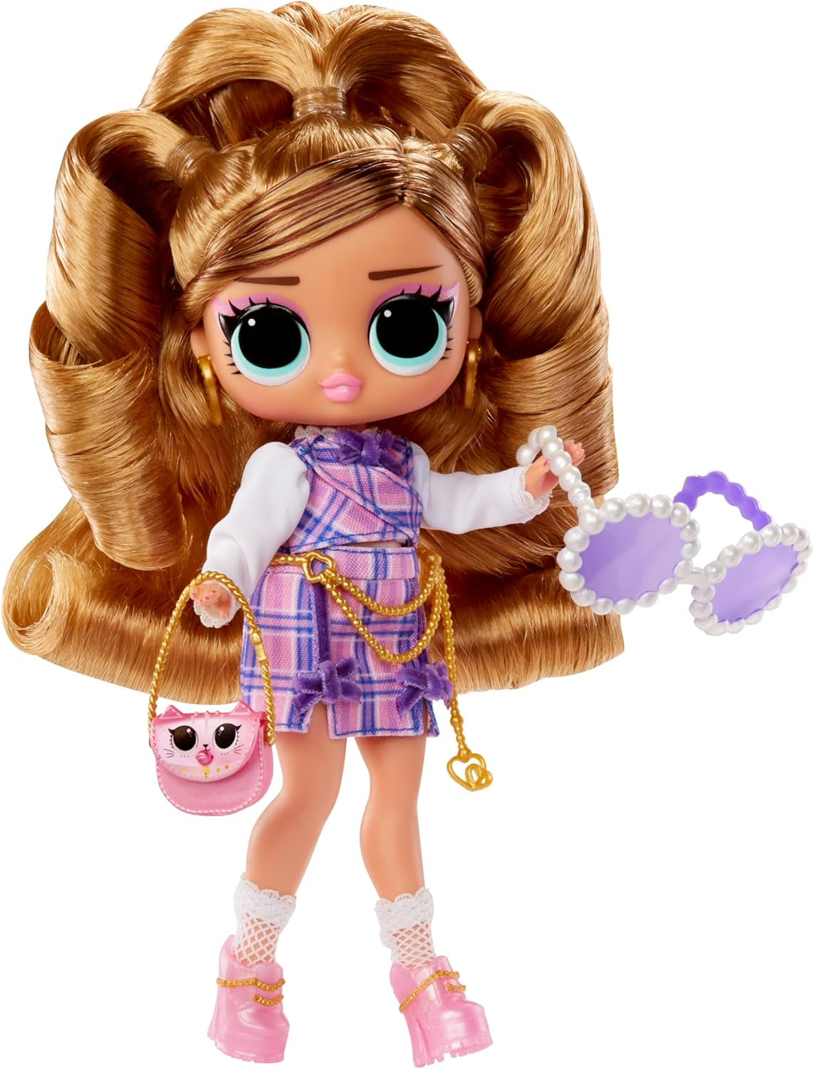 LOL Sorpresa! Tweens Core Doll - Fancy Girl - Include 1 bambola alla moda con vestito e accessori, 4 oggetti da collezione, Rose