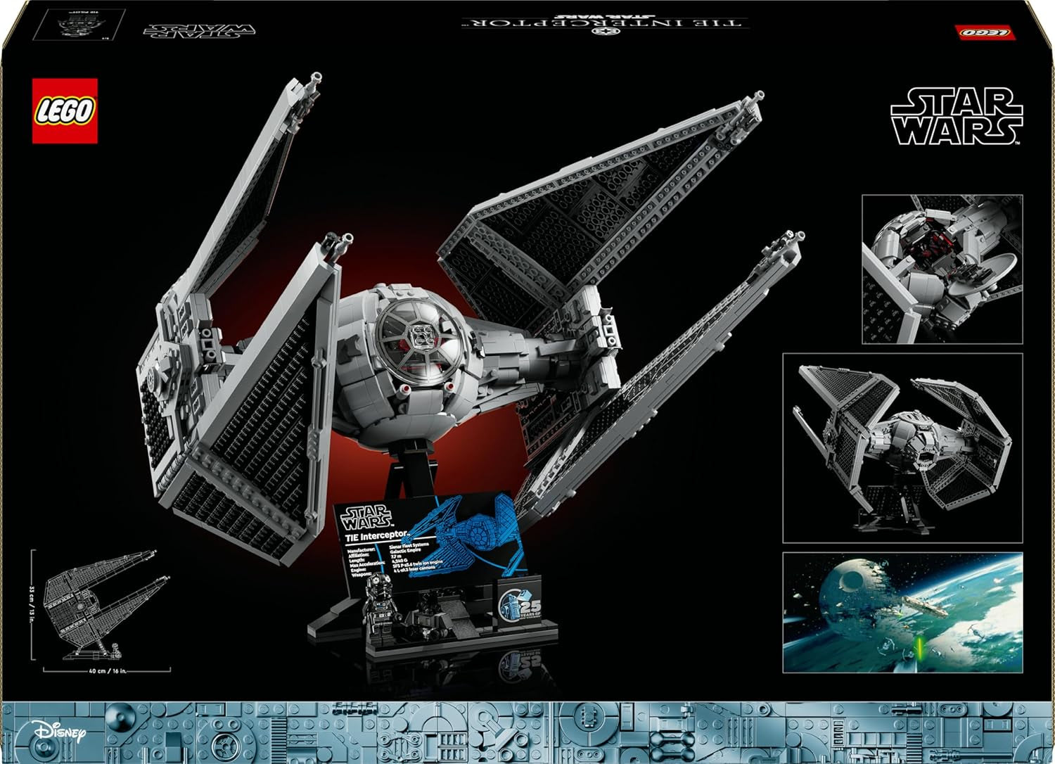 LEGO Star Wars Tie Interceptor Ultimate Collector Series Set di costruzione creativo per adulti Starfighter Modello in mattoncini Regalo per fan Set UCS da collezione 75382 Set di costruzione Acquista il negozio LEGO