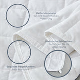 Coperta ponderata Gradi di comfort 135X200Cm 7Kg, coperta terapeutica antistress in cotone 100%, coperta pesante Coperta ponderata per adulti Può migliorare il sonno e ridurre lo stress Gradi di comfort Letti e coperte