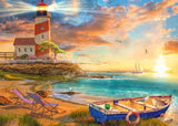 Schmidt Spiele 59765 Tramonto nella Baia del Faro, puzzle da 1000 pezzi, Puzzle colorato Naty Shop