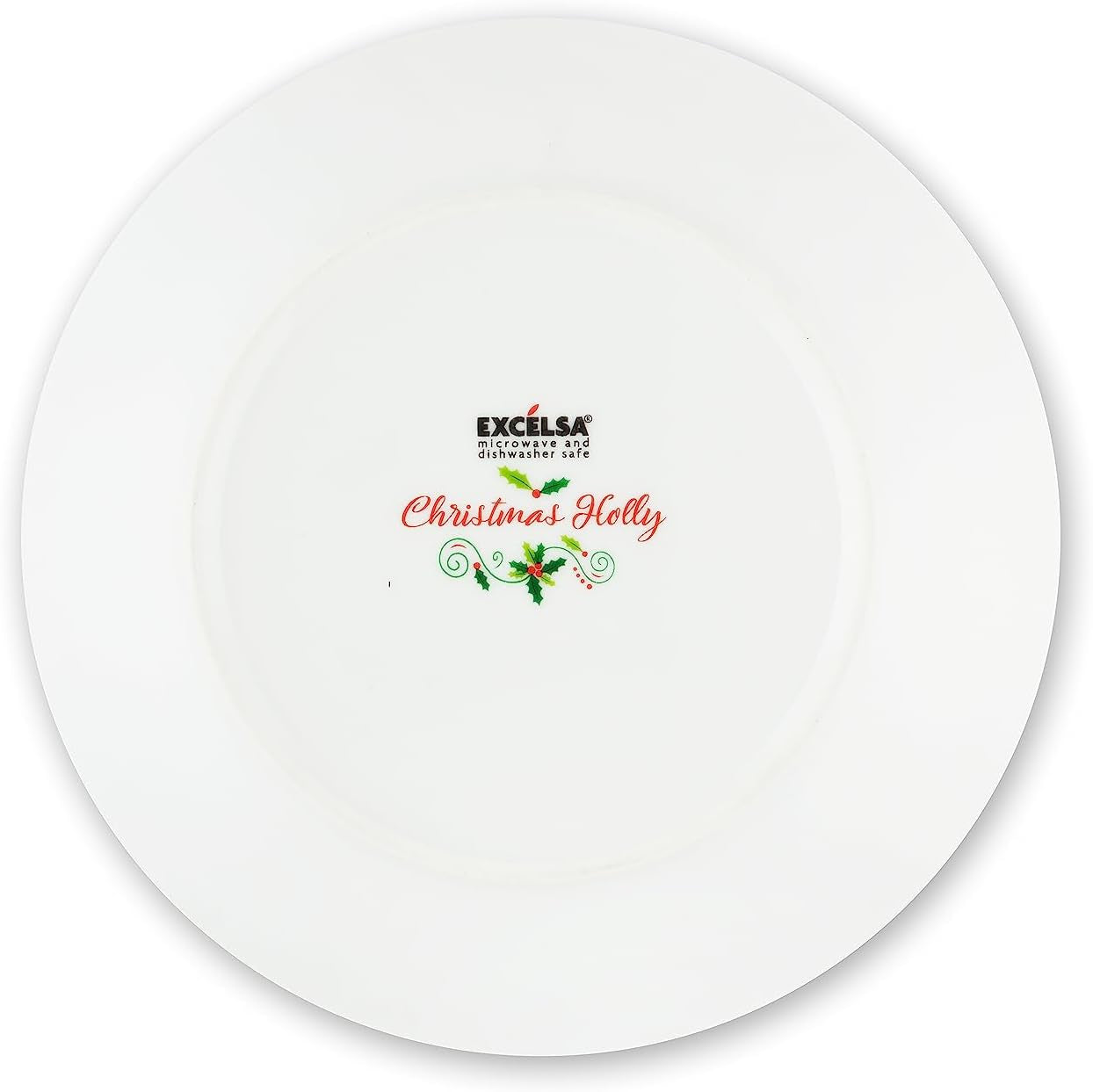 Excelsa SERV.TAV.18 PZ NATALE HOLLY Bianco
