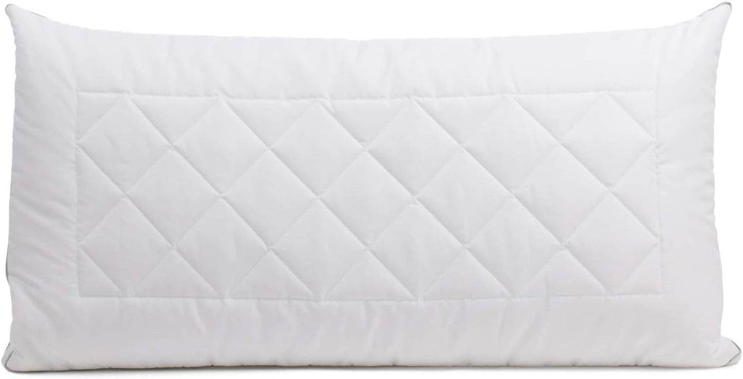 Gözze - Cuscino con cuscino interno 150G e striscia climatica, incluso sacchetto di ricarica, 40 X 80 cm - Bianco Cuscini standard Naty Shop Bianco 40 X 80 cm