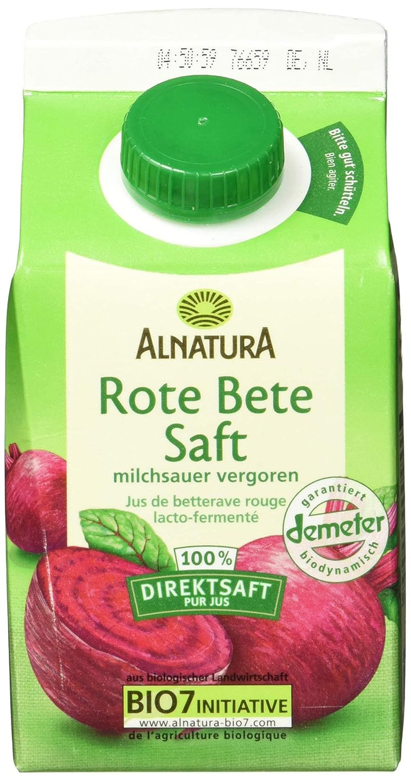 Succo di barbabietola biologica, fermentato con acido lattico (1 x 500 ml)