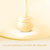 Palline di cioccolato bianco LINDOR, 1 kg e LINDOR | Busta richiudibile da 1 kg | ca. 80 palline di cioccolato al latte con ripieno di menta | Confezione sfusa, regalo pralinato, regalo cioccolato