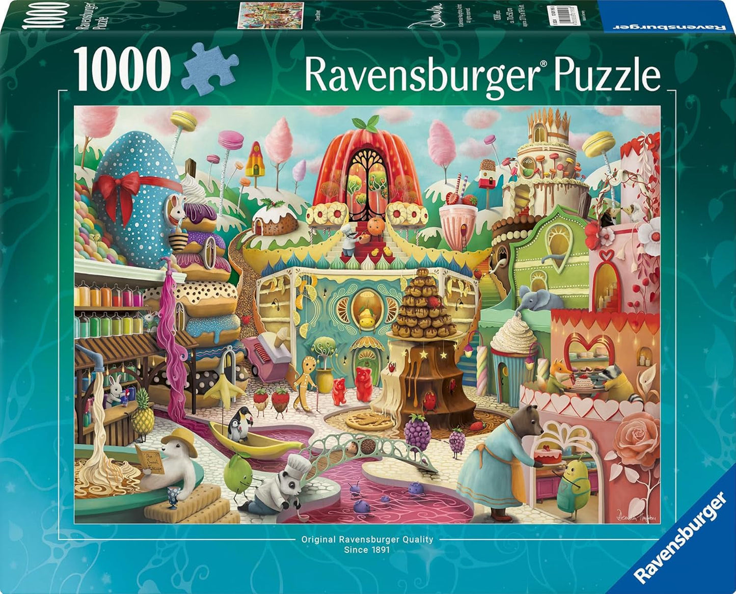Ravensburger Puzzle 12001195 - Sweet Street - Puzzle da 1000 pezzi per adulti e bambini sopra i 14 anni Puzzle Naty Shop