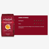 Schwiizer Schüümli Intenso, capsula, caffè macinato 1kg - Intensità 4/5 - Certificato UTZ (confezione da 4)