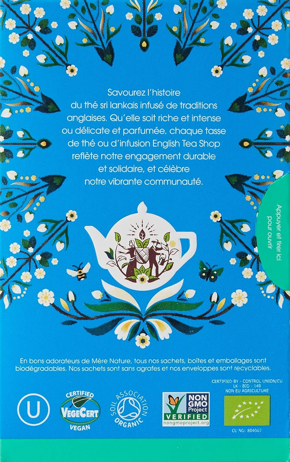 ETS - Tè nero Darjeeling, BIO, 20 bustine di tè (confezione da 2)