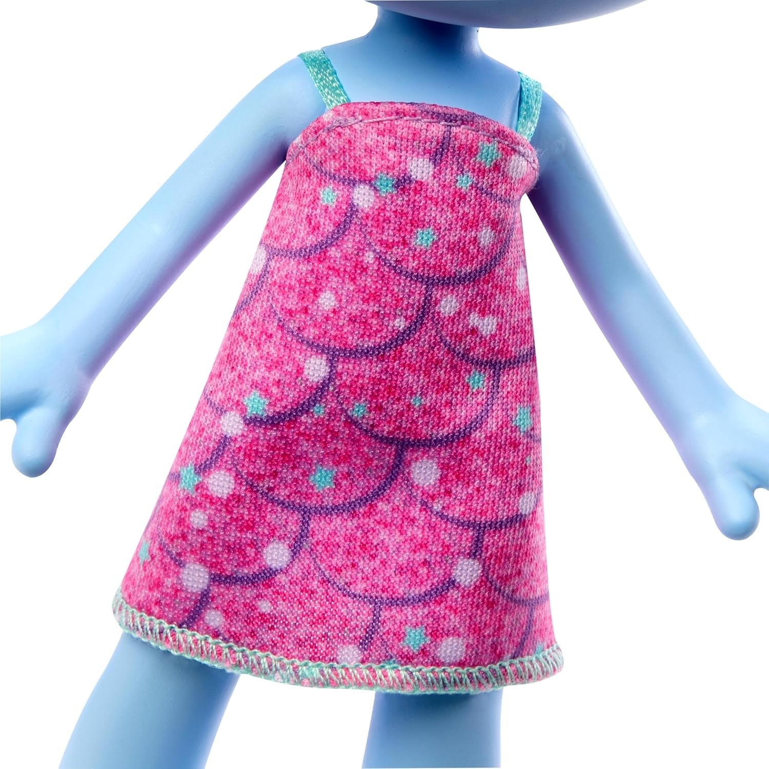 Mattel DREAMWORKS TROLLS United We Stand - Bambola pelosa a sorpresa in ciniglia con capelli blu scintillanti, fascia viola, dai 3 anni in su, HNF15