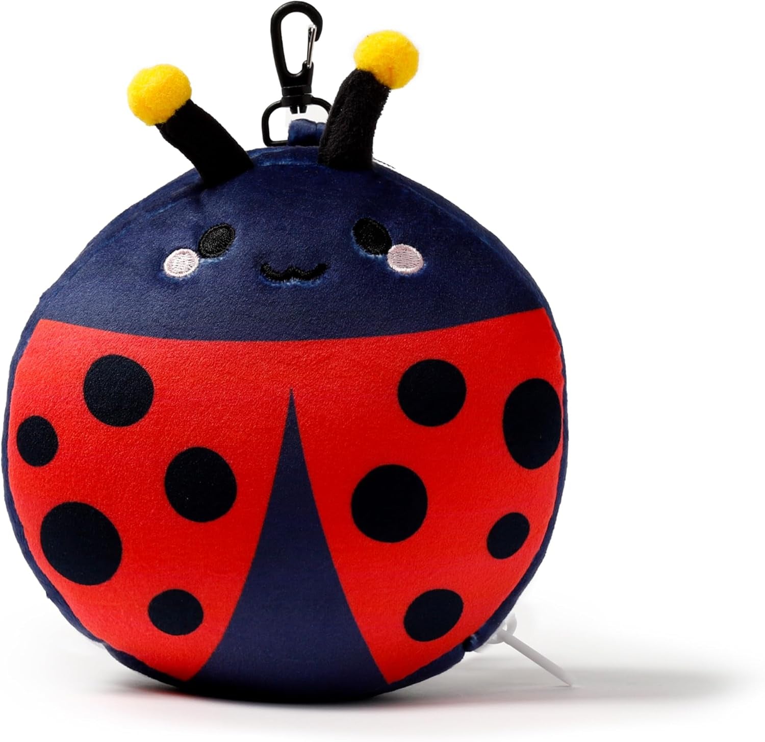 Puckator Relaxeazzz Cuscino da Viaggio con Maschera da Coccinella - Animali Morbidi, Multicolor, 1 Unità (Set da 1) Naty Shop Cuscini da Viaggio
