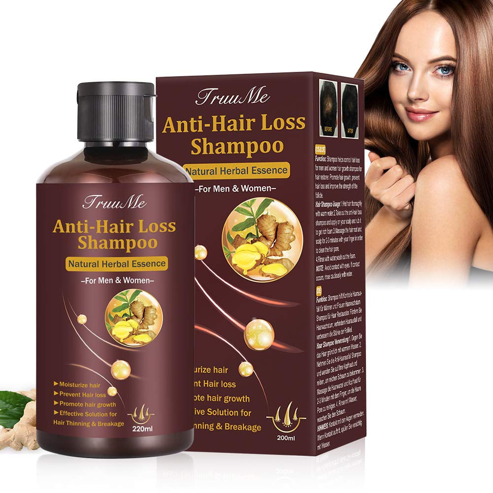 Shampoo per la crescita dei capelli, Shampoo anticaduta, Shampoo per la caduta dei capelli, Shampoo alle erbe naturali per una crescita più rapida dei capelli, Lozione per la cura dei capelli Naty Shop Default Title