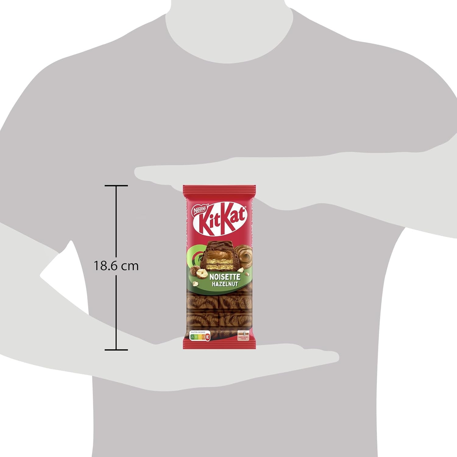 Nestlé Barretta Di Nocciole Wafer Croccante Con Ripieno Cremoso Di Nocciole E Copertura Di Cioccolato Marmorizzato, Confezione Da 2 (1 X 99g)