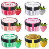 Glitter commestibili, set di 6 tonalità, 5 grammi Glitter Naty Shop
