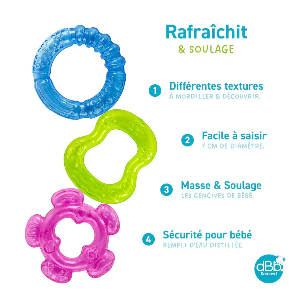 Anelli da dentizione per bambini Kühl, 740006, colori assortiti