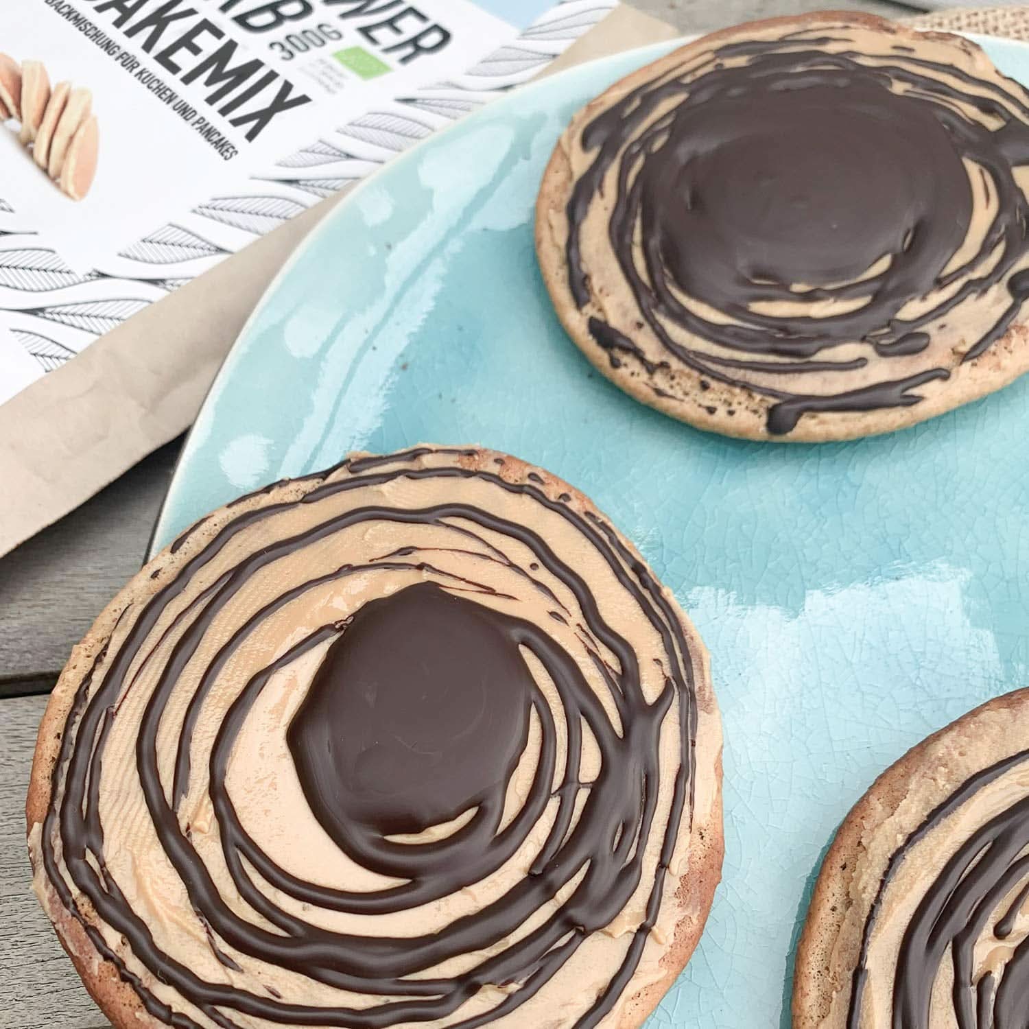 MISCELA PER TORTA ALLA VANIGLIA A BASSO CARBONE - preparato per torte o pancake biologico, senza glutine, ricco di proteine ​​Naty Shop Kitchen