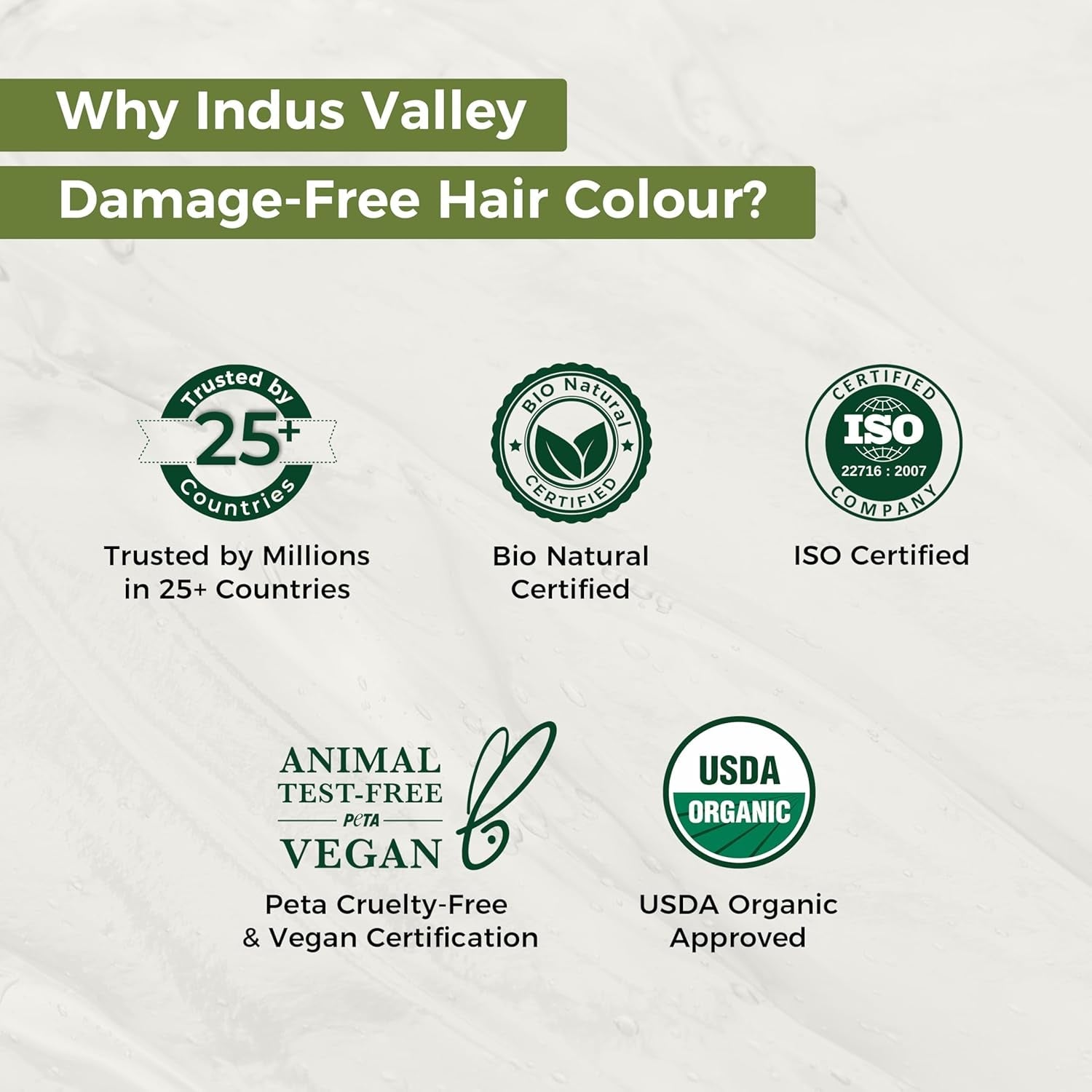 Colorazione per capelli in gel naturale senza danni della Valle dell'Indo | Senza ammoniaca, vegano e cruelty free | Fino al 100% di copertura dei capelli bianchi, risultati duraturi | Castano chiaro 5.0 (20 grammi + 200 ml) Tintura per capelli Naty Shop