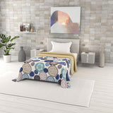 Trapunta estiva stampata fantasia, imbottitura in poliestere, Petali, 260X270Cm Trapunte e Trapunte Naty Shop Murrine 170X270Cm