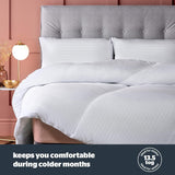 Trapunta Silentnight Hotel Collection per letto matrimoniale, 13,5 TOG, bianca, microfibra, bianco, letto singolo 135 X 200Cm Trapunte e trapunte Naty Shop