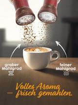 Topping al caffè al caramello salato Kotanyi | feiner Caramellgeschmack, confezione da 4 (4 x 65 g)