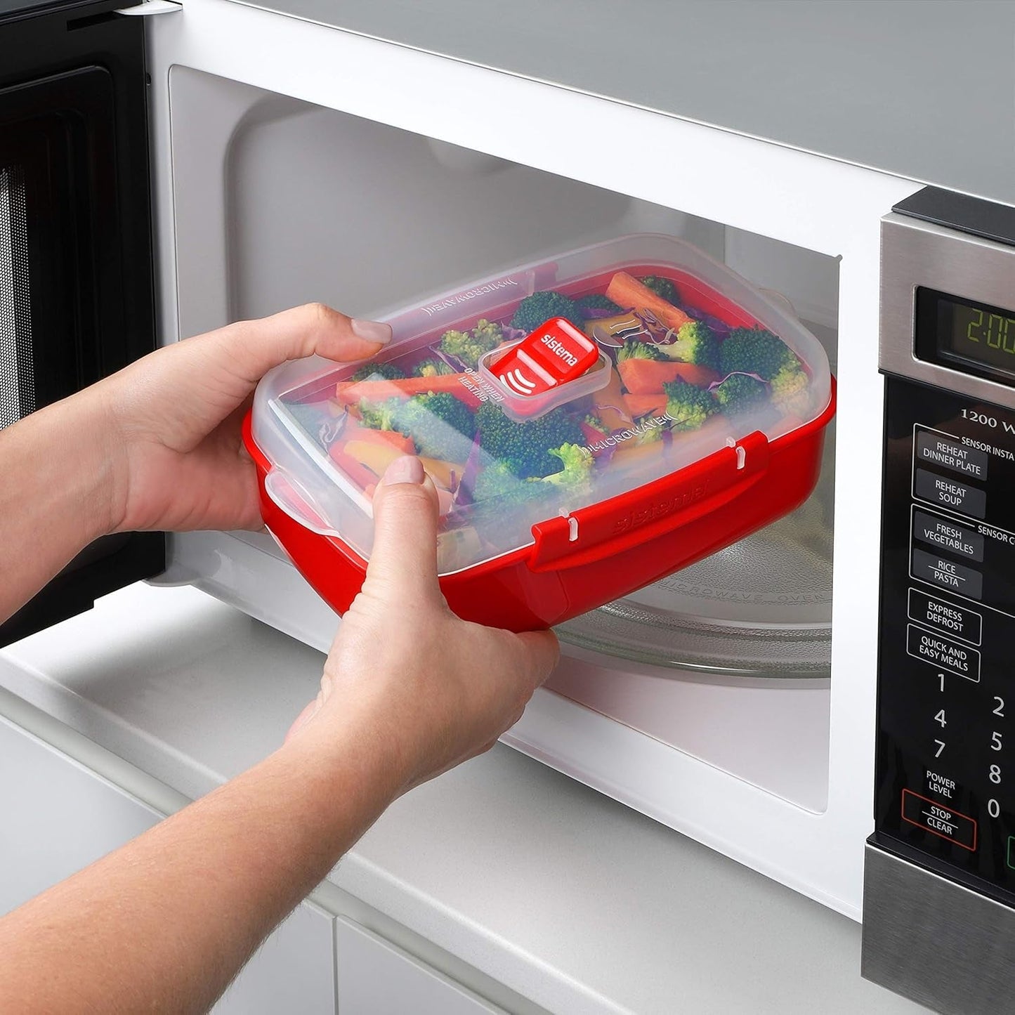 Contenitore per la conservazione del sistema KLIP IT, confezione da 6 contenitori per la conservazione degli alimenti Naty Shop