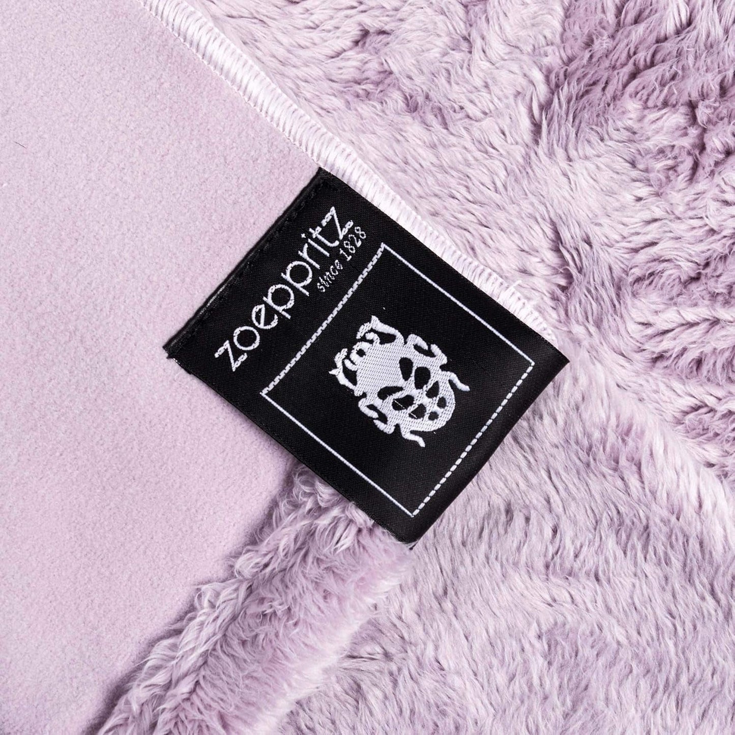 Reborn Bliss Coperta - Accogliente coperta in pelliccia sintetica - Soffice e lussuosa coperta in pelliccia sintetica con retro liscio - 140X190 cm - 310 Rose - Di "Zoeppritz since 1828" Letti e piumini 'zoeppritz since 1828'