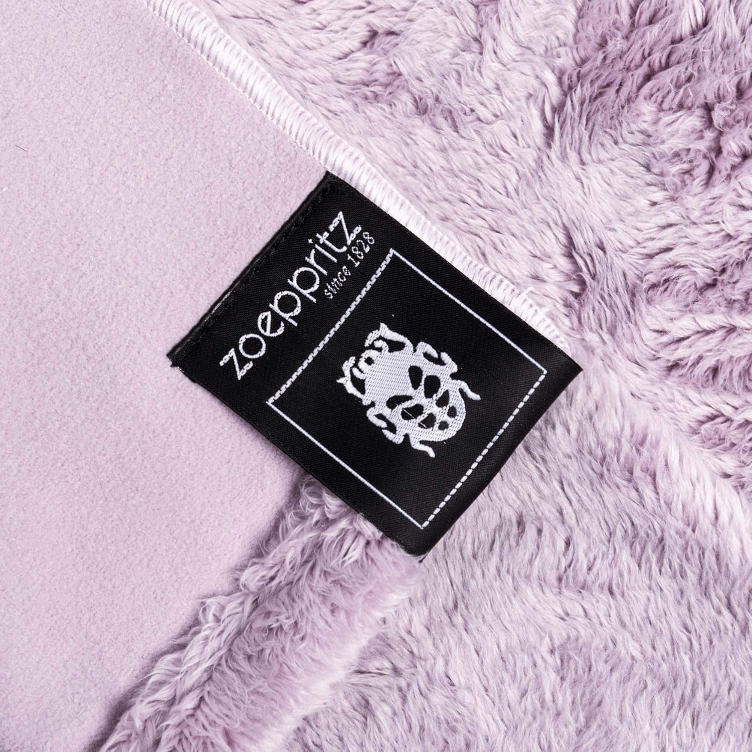 Reborn Bliss Coperta - Accogliente coperta in pelliccia sintetica - Soffice e lussuosa coperta in pelliccia sintetica con retro liscio - 140X190 cm - 310 Rose - Di "Zoeppritz since 1828" Letti e piumini 'zoeppritz since 1828'