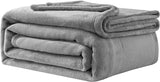 Coperta accogliente soffice coperta in pile 130 x 150 cm Coperte da letto Coperta da divano Grandi coperte morbide e copridivano per adulti Copridivano caldo lavabile in lavatrice Nero Good Nite Letti e coperte Grigio 200 x 230 cm