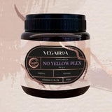 VEGAIROA - No Yellow Plex Mask - Maschera neutralizzante per toni gialli e arancioni - Cura idratante - Pigmento viola - Prodotto vegano professionale per capelli - Maschera per capelli Naty Shop da 275 g