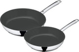 WMF Devil set di padelle 2 pezzi, padelle per induzione 24, 28 cm, acciaio inossidabile Cromargan, rivestimento in ceramica, resistente al forno Pentole e padelle Naty Shop Set di 2 padelle 24 e 28 cm