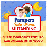 Pannolino Pampers Sole e Luna Maxi, taglia 4 (8-15 kg), 60 pannolini
