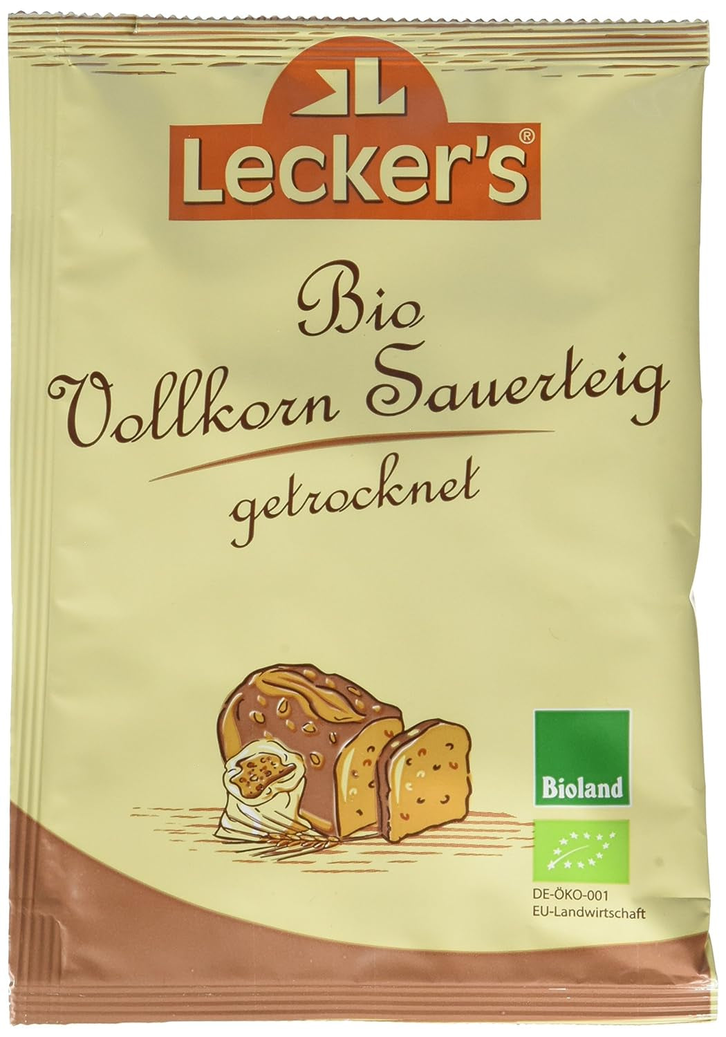 Lecker'S Bio Vollkorn Sauerteig (10 X 30 G) Miscela per panificazione e cottura Naty Shop Default Title
