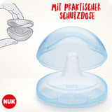 Paracapezzoli NUK | Paracapezzoli per l'allattamento al seno | Protegge dai capezzoli irritati | Silicone sottile | Taglia S (16 mm) | 2 pezzi Accessori per Alimenti e Allattamento Naty Shop