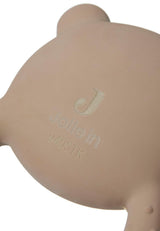 Jollein 101-001-67008 Anello da dentizione in gomma naturale Orsetto biscotto