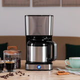 Caffettiera a goccia Cecotec Coffee 66 Drop & Thermo, 950 W, 1,2 L, 10 tazze, tecnologia ExtremeAroma, funzione antigoccia, indicatore del livello dell'acqua, filtro principale riutilizzabile, protezione dal surriscaldamento